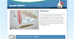 Desktop Screenshot of friendsofthemalibulibrary.com